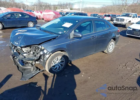 2017 Toyota Corolla Le from USA, damaged, VIN 5YFBURHE8HP679860